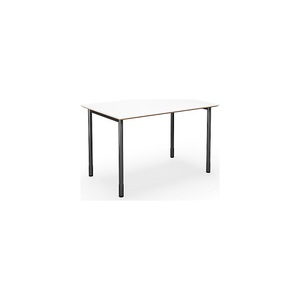 Mehrzwecktisch DUO-C Trend, gerade Platte, BxT 1200 x 800 mm, weiß, schwarz
