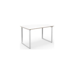 Mehrzwecktisch DUO-O Trend, gerade Platte, BxT 1200 x 800 mm, weiß, weiß