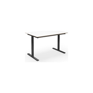 undefined, Mehrzwecktisch DUO-T Trend, gerade Platte, BxT 1200 x 800 mm, weiß, schwarz, Mehrzwecktisch DUO-T Trend, gerade Platte, BxT 1200 x 800 mm, weiß, schwarz