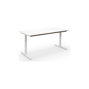 Mehrzwecktisch DUO-T Trend, gerade Platte, BxT 1400 x 800 mm, weiß, weiß