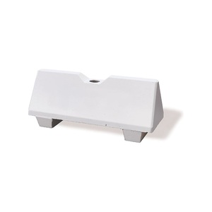 undefined, Beton-Absperrung, LxBxH 1090 x 390 x 465 mm, VE 2 Stk, weiß, mit Loch, Beton-Absperrung, LxBxH 1090 x 390 x 465 mm, VE 2 Stk, weiß, mit Loch