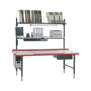 undefined, Ablageboard aus Holz, BxT 1600 x 400 mm, grau, Ablageboard aus Holz, BxT 1600 x 400 mm, grau