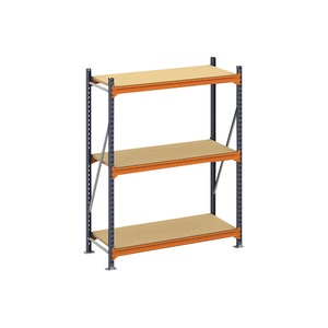 undefined, Weitspannregal, mit Spanplatte, HxBxT 2000 x 1900 x 800 mm, Grundregal, Weitspannregal, mit Spanplatte, HxBxT 2000 x 1900 x 800 mm, Grundregal
