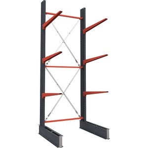 undefined, Kragarmregal, einseitig, HxB 3500 x 1500 mm, Kragarm 1000 mm, Grundregal, Kragarmregal, einseitig, HxB 3500 x 1500 mm, Kragarm 1000 mm, Grundregal