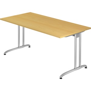 BIANCA - Schreibtisch Breite 1600 mm Buche-Dekor