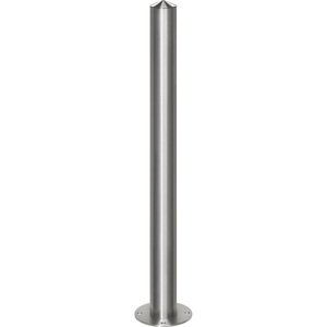 undefined, Edelstahl-Sperrpfosten, Edelstahl-Sperrpfosten, mit Spitzkopf, zum Aufdübeln, Ø 76 mm, feststehend