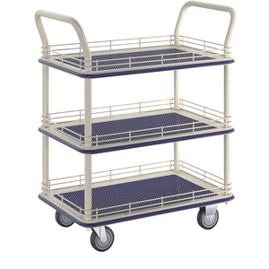 undefined, Industrie-Tischwagen mit drei Etagen Tragfähigkeit 200 kg, Industrie-Tischwagen, mit drei Etagen, Tragfähigkeit 200 kg