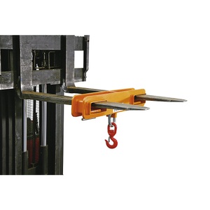 undefined, Lasthaken für 2 Gabelzinken Tragfähigkeit 1 t lackiert, orange RAL 2000, Lasthaken für 2 Gabelzinken, Tragfähigkeit 1 t, lackiert, orange RAL 2000