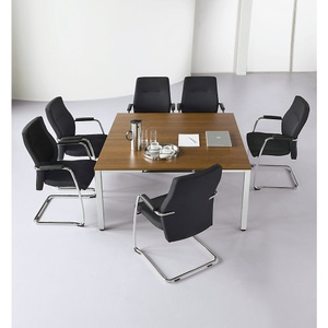 undefined, Konferenztisch, quadratisch LxBxH 1400 x 1400 x 720 mm Buche-Dekor, Konferenztisch, quadratisch, HxBxT 720 x 1400 x 1400 mm, Buche-Dekor