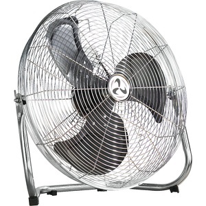 undefined, Bodenventilator mit Tragegriff Stahl, verchromt Rotor-Ø 400 mm, Bodenventilator mit Tragegriff, Stahl, verchromt, Rotor-Ø 400 mm, ab 3 Stk