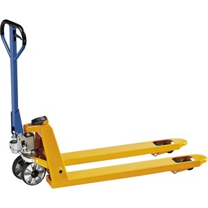undefined, Paletthubwagen mit Waage Tragfähigkeit 2000 kg, eurokraft basic Paletthubwagen, mit Waage, Tragfähigkeit 2000 kg