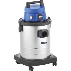 EUROKRAFT, EUROKRAFT Nass- und Trockensauger Werkstattsauger, 1200 Watt 33-l-Behälter, eurokraft pro Werkstatt Nass-/Trockensauger, 33-l-Edelstahlbehälter, 1200 W, mit Elektrosteckdose