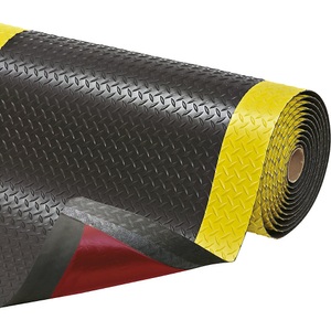 undefined, Anti-Ermüdungsmatte pro lfd. m, PVC, schwarz / gelb Breite 1520 mm, Anti-Ermüdungsmatte für schwere Belastungen, rutschfest, lfm x 1.520 mm, schwarz/gelb
