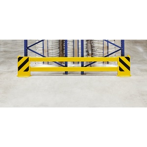 undefined, Regalschutz-Planken-Set mit Eck-Anfahrschutz für Doppelregal, Breite 2300 - 2700 mm, Komplett-Set Rammschutz-Planken, Breite 2.300-2.700 mm