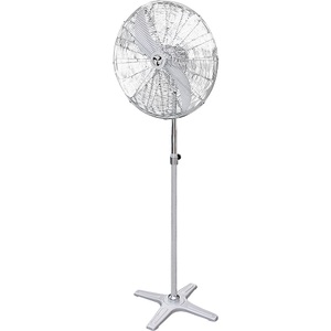 undefined, Windmaschine Standmodell Korb-Ø 690 mm, CasaFan WM2 Stand Eco Standventilator 123 W (Ø x H) 65 cm x 1580 mm Silber-Grau, Chrom (glänzend)
