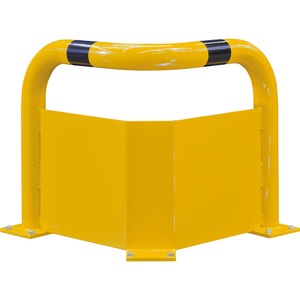undefined, Rammschutz-Ecke mit Unterfahrschutz Höhe 600 mm, Eck-Schutzbügel mit Unterfahrschutz, Innenbereich, HxB 600 x 600 mm