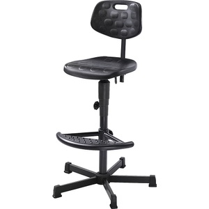 Mey, mey Arbeitsdrehstuhl mit PU-Schaum mit Fußstütze mit Bodengleitern und Fußstütze, meychair Arbeitsdrehstuhl mit PU-Schaum, mit Fußstütze, mit Bodengleitern und Fußstütze