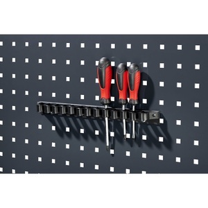 EUROKRAFT, EUROKRAFT Werkzeugklemmhalter mit Kunststofflaschen Breite 150 mm, eurokraft pro Werkzeugklemmhalter, mit Kunststofflaschen, Breite 150 mm