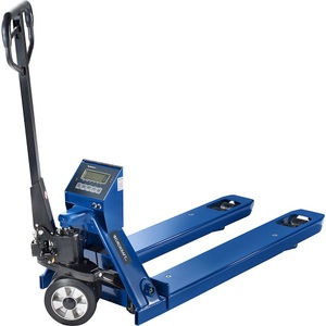 EUROKRAFT, EUROKRAFT Paletthubwagen mit Waage Tragfähigkeit 2200 kg Gesamtlänge 1570 mm, eurokraft pro Paletthubwagen mit Waage, Tragfähigkeit 2200 kg, Ziffernschritt 500 g