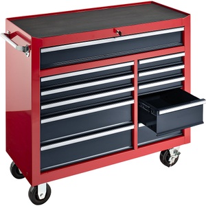 undefined, Werkstattwagen HxBxT 1007 x 1067 x 458 mm, 11 Schubladen rot, Werkstattwagen, HxBxT 1007 x 1067 x 458 mm, 11 Schubladen, rot