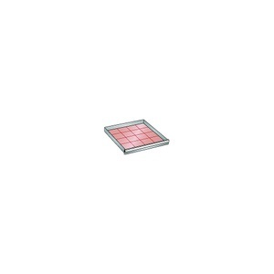 Lista, Lista Schublade für Schrank-BxT 717 x 725 mm Traglast 75 kg, Fronthöhe 200 mm, lichtblau, LISTA Schublade, für Schrank-BxT 717 x 725 mm, Traglast 75 kg, Fronthöhe 200 mm, lichtblau