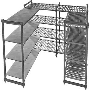 undefined, Kunststoff-Steckregalsystem Fachboden-BxT 835 x 610 mm Anbauregal, Breite 875 mm, Boden glatt, Kunststoff-Steckregalsystem, Fachboden-BxT 835 x 610 mm, Anbauregal, Breite 875 mm, Boden glatt