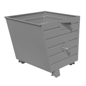undefined, Stapel-Kippbehälter Volumen 0,55 m³ grau RAL 7005, Stapelkipper BSK 55, grau