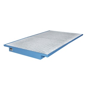 undefined, Regal-Einhängewanne Auffangvolumen 200 l LxB 2150 x 1250 / 915 mm, blau lackiert, Einhängewannen für Plattenregal Typ EHW 2200, blau RAL5012