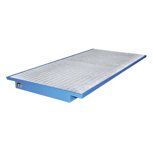 undefined, Regal-Einhängewanne Auffangvolumen 200 l LxB 2650 x 1250 / 915 mm, blau lackiert, Einhängewannen für Plattenregal Typ EHW 2700, blau RAL5012