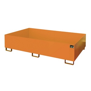 undefined, Regal-Bodenwanne 1000 l Auffangvolumen, LxBxH 2150 x 1300 x 505 mm ohne Gitterrost, orange lackiert, Regalbodenwanne, HxBxT 505 x 1.300 x 2.150 mm, Auffangvolumen 1.000 l, ohne Gitterrost, gelborange
