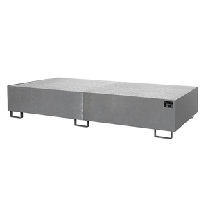 undefined, Regal-Bodenwanne 1000 l Auffangvolumen, LxBxH 2650 x 1300 x 435 mm mit Gitterrost, feuerverzinkt, Regalbodenwanne, HxBxT 435 x 1.300 x 2.650 mm, Auffangvolumen 1.000 l, inkl. Gitterrost, feuerverzinkt