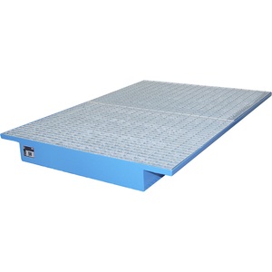 undefined, Regal-Einhängewanne Auffangvolumen 200 l LxB 1750 x 1250 / 915 mm, blau lackiert, Einhängewannen für Plattenregal Typ EHW 1800, blau RAL5012