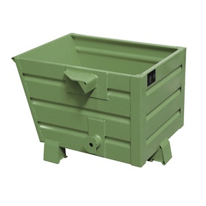undefined, Stapel-Kippbehälter Volumen 0,3 m³ grün RAL 6011, eurokraft pro Stapelkipper, Volumen 0,3 m³, grün RAL 6011