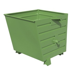 undefined, Stapel-Kippbehälter Volumen 0,55 m³ grün RAL 6011, Stapelkipper BSK 55, grün