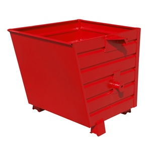 undefined, Stapel-Kippbehälter Volumen 0,55 m³ rot RAL 3000, Stapelkipper BSK 55, rot