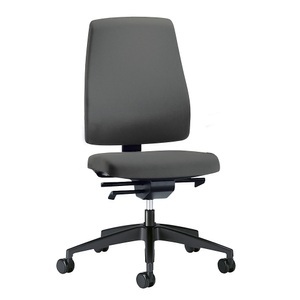 interstuhl, interstuhl Bürodrehstuhl GOAL, Rückenlehnenhöhe 530 mm Gestell schwarz, mit weichen Rollen eisengrau, Sitztiefe 410 - 460 mm, 