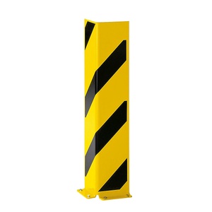 undefined, Anfahrschutz aus Stahl Materialstärke 6 mm, schwarz / gelb L-Profil, Höhe 800 mm, Abweiserecke aus Stahl, L-Profil, schwarz / gelb, Höhe 800 mm