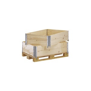 undefined, Holzaufsatzrahmen für Palette im Euroformat diagonal klappbar, mit 4 Scharnieren Nutzhöhe 300 mm, Holzaufsatzrahmen, diagonal faltbar, 800 x 1200 x 300 mm