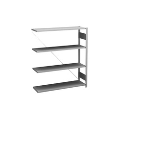 undefined, Sideboard-Steckregal, verzinkt Höhe 1200 mm, 4 Böden, Anbauregal Fachtiefe 300 mm, Fachlast 150 kg, hofe Sideboard-Steckregal, verzinkt, Höhe 1200 mm, 4 Böden, Anbauregal, Bodentiefe 300 mm, Fachlast 150 kg