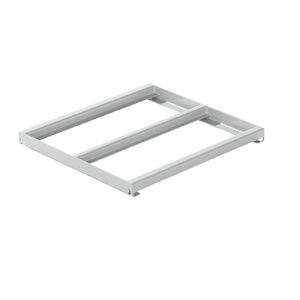 Lista, Lista Festrahmen BxT 890 x 860 mm, Fachlast 1000 kg lichtgrau, LISTA Festrahmen, BxT 890 x 860 mm, Fachlast 1000 kg, lichtgrau