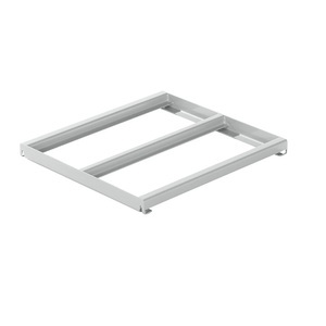 Lista, Lista Festrahmen BxT 1290 x 1260 mm, Fachlast 800 kg lichtgrau, LISTA Festrahmen, BxT 1290 x 1260 mm, Fachlast 800 kg, lichtgrau