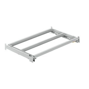 Lista, Lista Auszugrahmen BxT 1290 x 860 mm, Fachlast 1000 kg, 65% ausziehbar lichtgrau, LISTA Auszugrahmen, BxT 1290 x 860 mm, Fachlast 1000 kg, 65% ausziehbar, lichtgrau