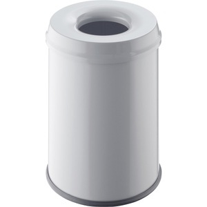 Helit, helit Sicherheits-Abfallbehälter Volumen 15 l, HxØ 335 x 260 mm lichtgrau, VE 2 Stk, helit Sicherheits-Abfallbehälter, Volumen 15 l, HxØ 335 x 260 mm, lichtgrau, VE 2 Stk