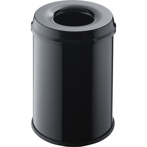 Helit, helit Sicherheits-Abfallbehälter Volumen 15 l, HxØ 335 x 260 mm schwarz, VE 2 Stk, helit Sicherheits-Abfallbehälter, Volumen 15 l, HxØ 335 x 260 mm, schwarz, VE 2 Stk