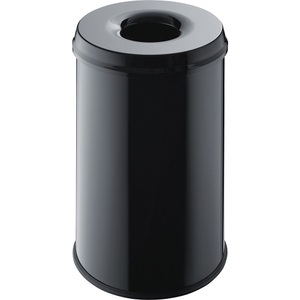 Helit, helit Sicherheits-Abfallbehälter Volumen 30 l, HxØ 470 x 335 mm schwarz, VE 2 Stk, 