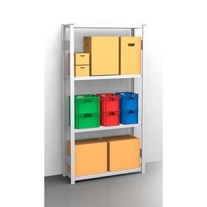 EUROKRAFT, EUROKRAFT Fachboden-Steckregal, verzinkt Regalhöhe 2000 mm, Fachbodenbreite 965 mm Grundregal, Fachbodentiefe 350 mm, eurokraft pro Fachboden-Steckregal, verzinkt, einseitig, Regalhöhe 2000 mm, Fachbodenbreite 965 mm, Grundregal, Fachbodentiefe 350 mm