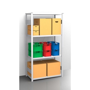 EUROKRAFT, EUROKRAFT Fachboden-Steckregal, verzinkt Regalhöhe 2000 mm, Fachbodenbreite 965 mm Grundregal, Fachbodentiefe 550 mm, eurokraft pro Fachboden-Steckregal, verzinkt, einseitig, Regalhöhe 2000 mm, Fachbodenbreite 965 mm, Grundregal, Fachbodentiefe 550 mm
