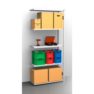 EUROKRAFT, EUROKRAFT Fachboden-Steckregal, verzinkt Regalhöhe 2350 mm, Fachbodenbreite 965 mm Anbauregal, Fachbodentiefe 450 mm, eurokraft pro Fachboden-Steckregal, verzinkt, einseitig, Regalhöhe 2350 mm, Fachbodenbreite 965 mm, Anbauregal, Fachbodentiefe 450 mm