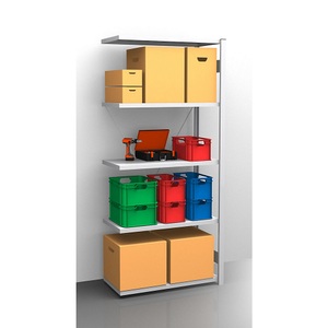 EUROKRAFT, EUROKRAFT Fachboden-Steckregal, verzinkt Regalhöhe 2350 mm, Fachbodenbreite 965 mm Anbauregal, Fachbodentiefe 550 mm, eurokraft pro Fachboden-Steckregal, verzinkt, einseitig, Regalhöhe 2350 mm, Fachbodenbreite 965 mm, Anbauregal, Fachbodentiefe 550 mm