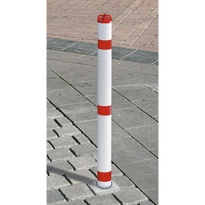 undefined, Sperrpfosten aus Kunststoff, Sperrpfosten aus Kunststoff, mit Bodenhülse, entnehmbar, mit Kettenkopf
